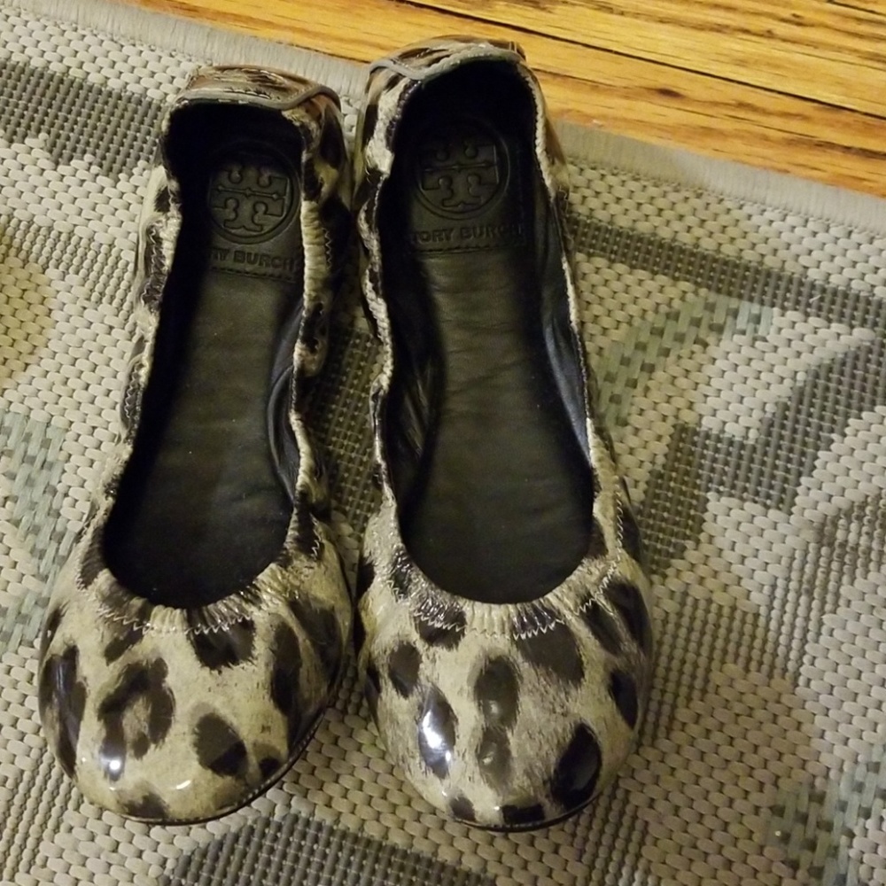 Tory Burch leopard flat